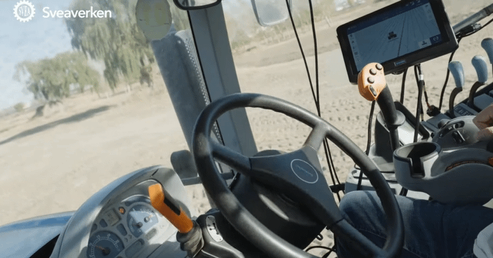 Автопілот для трактора. Sveaverken F100