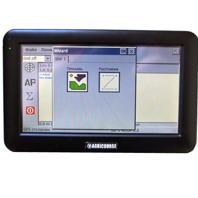 Вимірювання поля агронавігатор AGRICOURSE