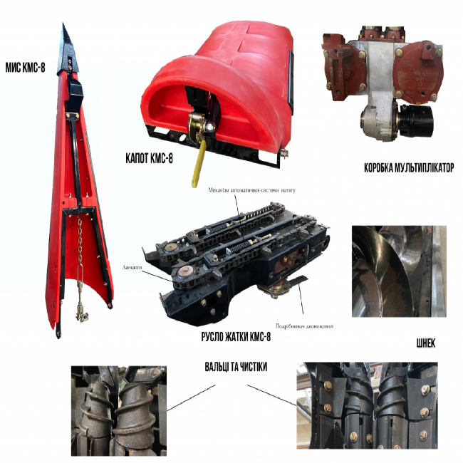 Купити кукурудзяну жниварку для Джон Діра, Кейса, Клаас Лексіона, Нью Холланда