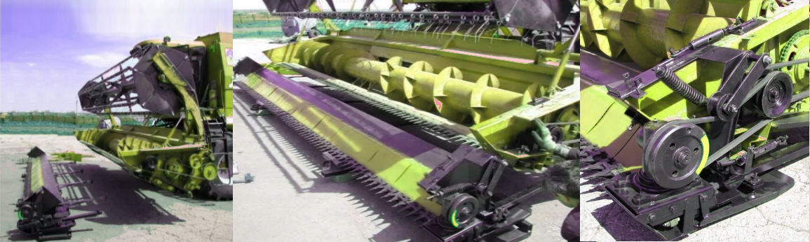 Соєва приставка. Установка на жатку.