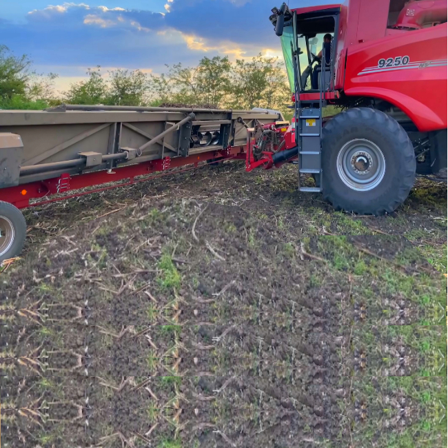 Двохосьовий візок для перевезення жатки